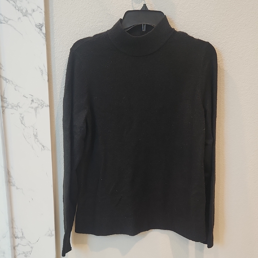 Style & Co. Women's Black Turtleneck Sweater, Size Small